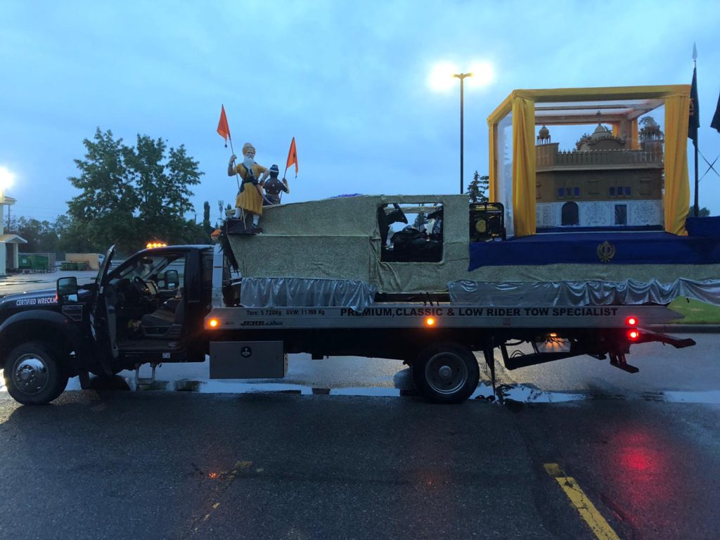 Float Towing for Calgary Stampede